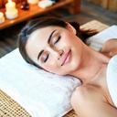 Person relaxing in spa treatment